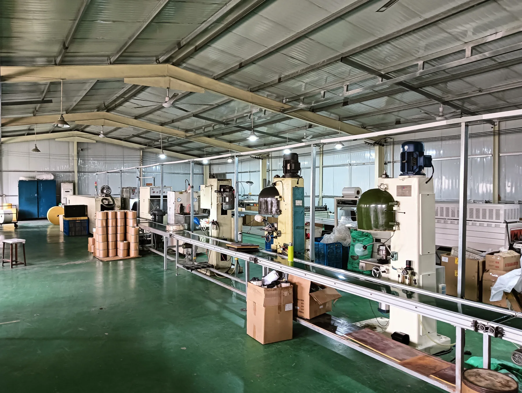 Customer-provided view of SHANLIN's filter production line
